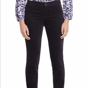 Nic + Zoe black velvet pants. Size 12.